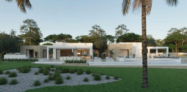 Chalet de nueva construcción con fantásticas vistas cerca de la playa en venta en Cala Conta