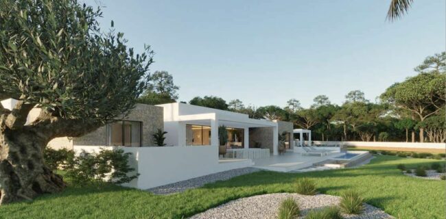 Chalet de nueva construcción con fantásticas vistas cerca de la playa en venta en Cala Conta