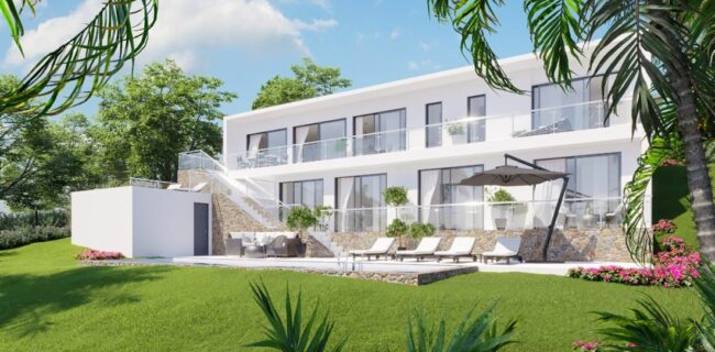 Maravillosa villa de nueva construcción en venta en Cala Tarida