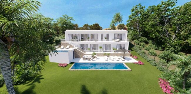 Maravillosa villa de nueva construcción en venta en Cala Tarida