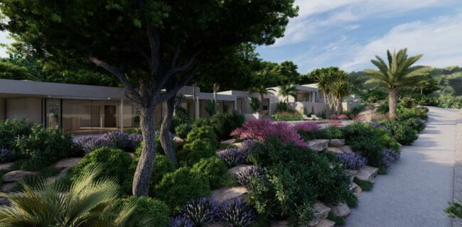 Villa de nueva construcción con hermosas vistas en una zona rural cerca de Santa Eulalia