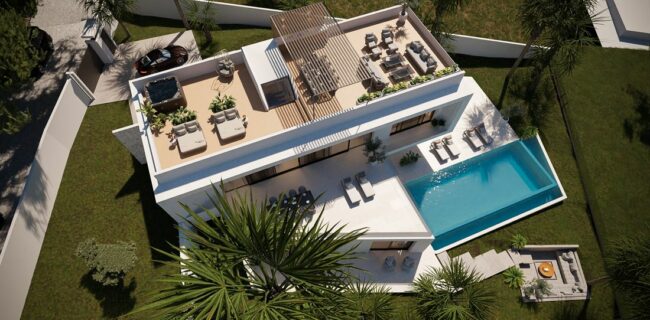 Impresionante villa moderna de nueva construcción en venta en Vista Alegre con fantásticas vistas.