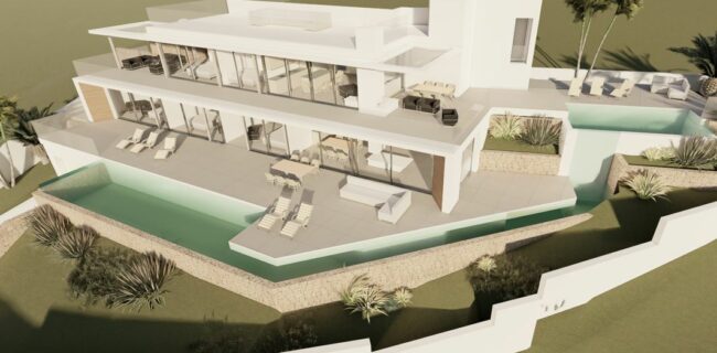 Terreno en venta en Cala Salada con licencia con vitas bonita