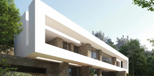 Villas de lujo en parcelas de 1500 metros cuadrados con vistas al golf en Roca Llisa