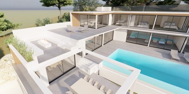 Lujosa villa con vistas al mar en Can Germa en absoluta privacidad