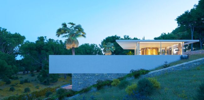 Villa de lujo en Can Furnet Ibiza con piscina y seguridad